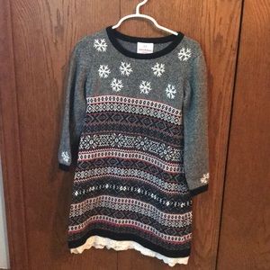 Winter sweater dress size 110 (4-6)